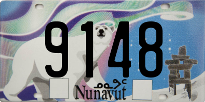 NU license plate 9148