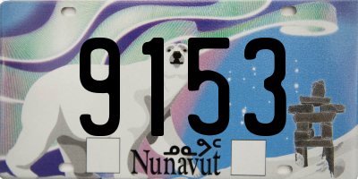 NU license plate 9153