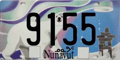 NU license plate 9155