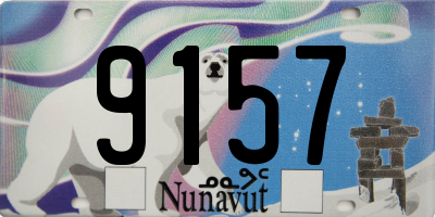 NU license plate 9157