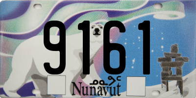 NU license plate 9161