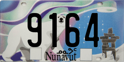 NU license plate 9164