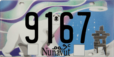 NU license plate 9167