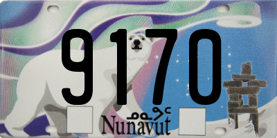 NU license plate 9170