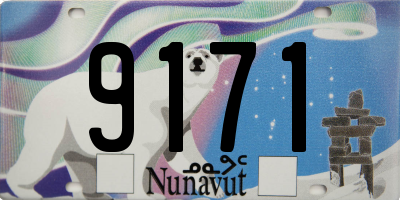 NU license plate 9171