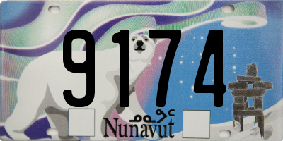 NU license plate 9174