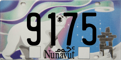 NU license plate 9175