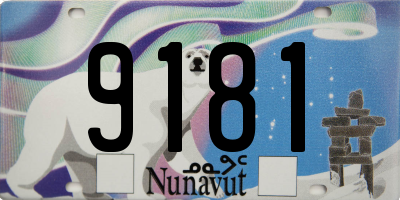 NU license plate 9181