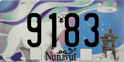 NU license plate 9183