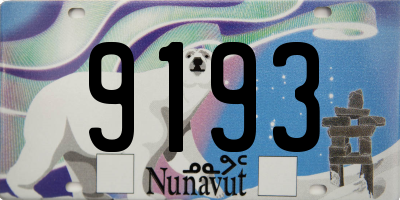 NU license plate 9193