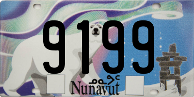 NU license plate 9199