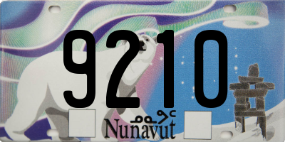 NU license plate 9210