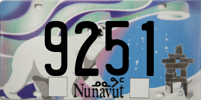 NU license plate 9251