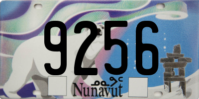 NU license plate 9256