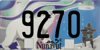 NU license plate 9270