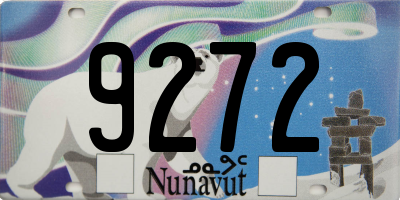 NU license plate 9272