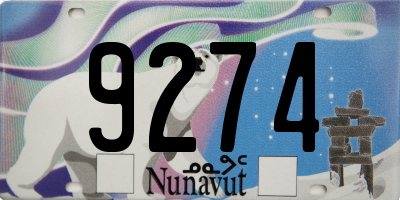 NU license plate 9274