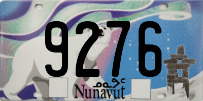 NU license plate 9276