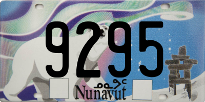 NU license plate 9295