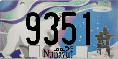 NU license plate 9351