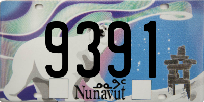 NU license plate 9391