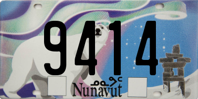 NU license plate 9414