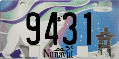 NU license plate 9431