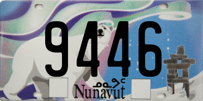 NU license plate 9446