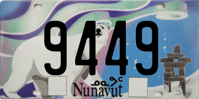 NU license plate 9449