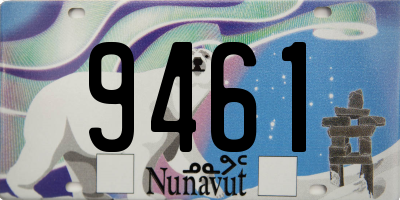 NU license plate 9461