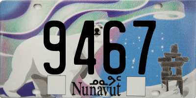 NU license plate 9467