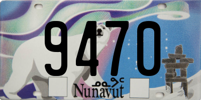 NU license plate 9470