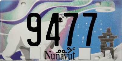 NU license plate 9477