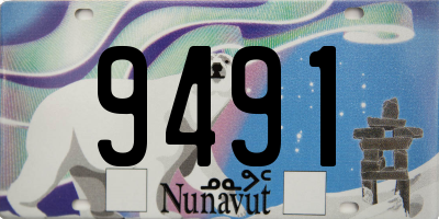 NU license plate 9491