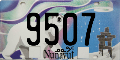 NU license plate 9507