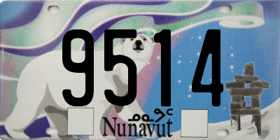 NU license plate 9514