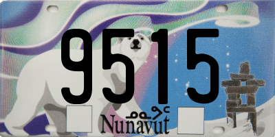 NU license plate 9515