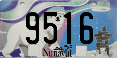 NU license plate 9516