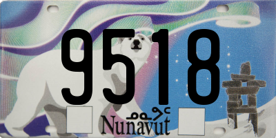 NU license plate 9518