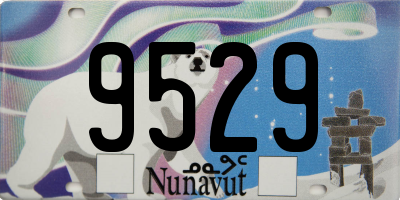 NU license plate 9529