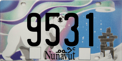 NU license plate 9531