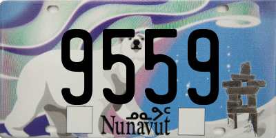 NU license plate 9559