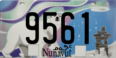 NU license plate 9561