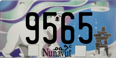 NU license plate 9565