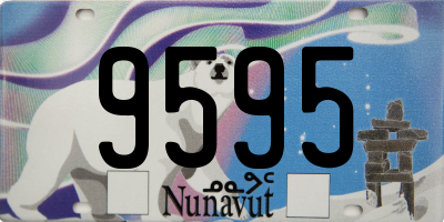 NU license plate 9595