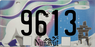 NU license plate 9613