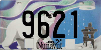 NU license plate 9621