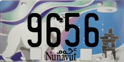 NU license plate 9656