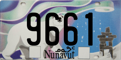 NU license plate 9661