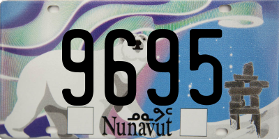 NU license plate 9695